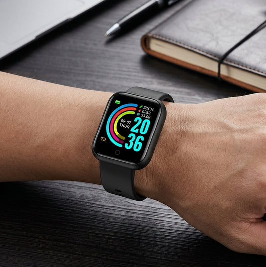 D20 Ultra Smart Watch – Heart Rate, Blood Pressure Monitor & Fitness Tracker