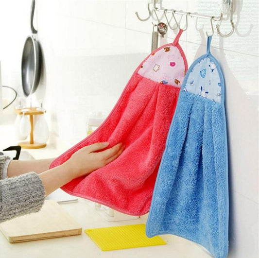 Cotton hanging kitchen towels (Size: 13" x 26")