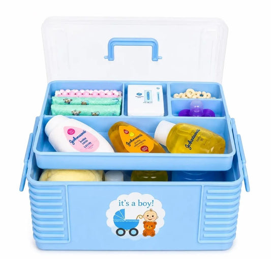Portable Baby Care Storage Box - Nursery Accessory Designed For Baby Organization And Daily Storage Routine